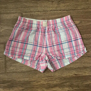 Boxer Shorts LOVE BY GAP XS NWOT Pink Plaid
